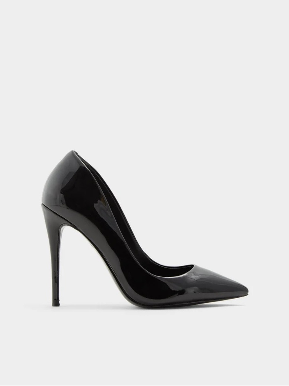 ALDO Stessy 2.0 Classic Black Patent Pointed-Toe Stiletto Pump
